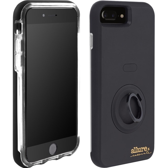 Case-Mate Allure LED Selfie Case iPhone 6 6s 7 8 + Glass Screen Protectors (2) - Picture 5 of 10